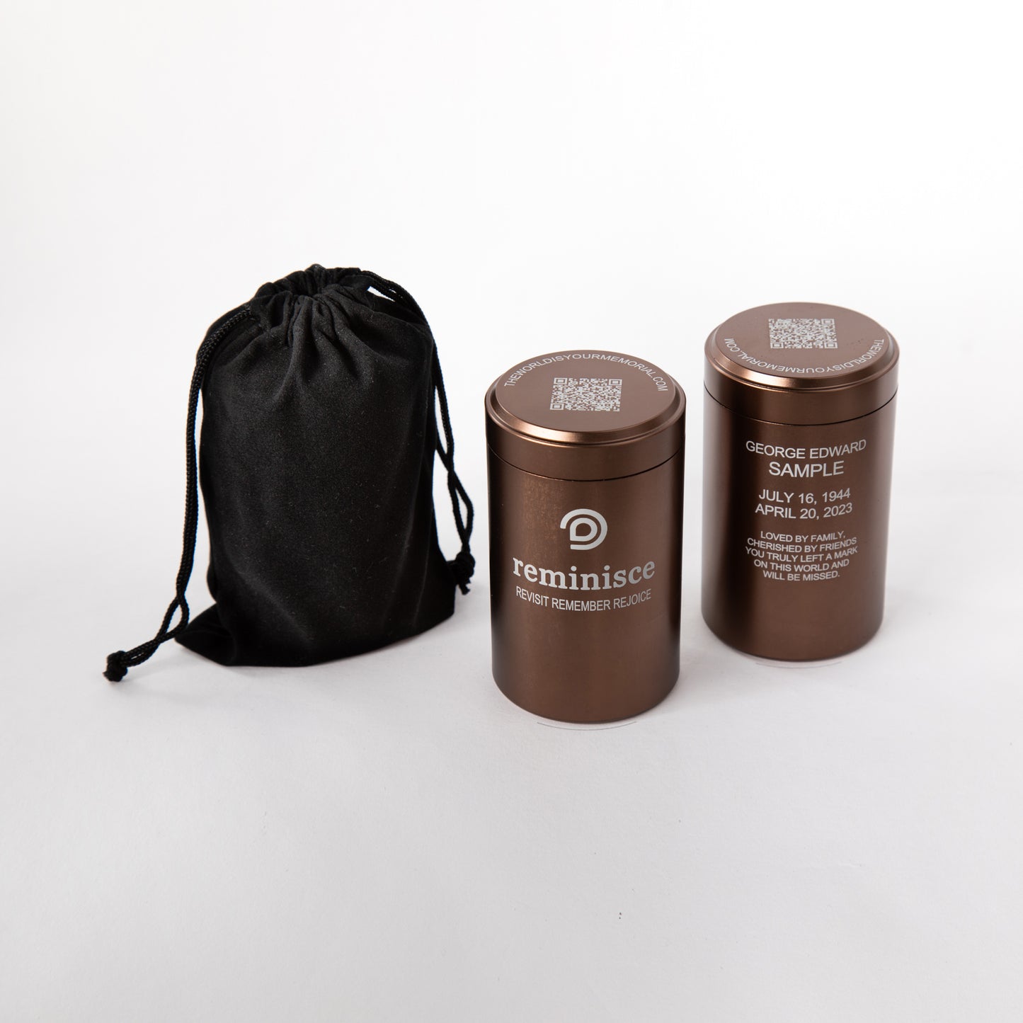 4 mini urns - Bronze