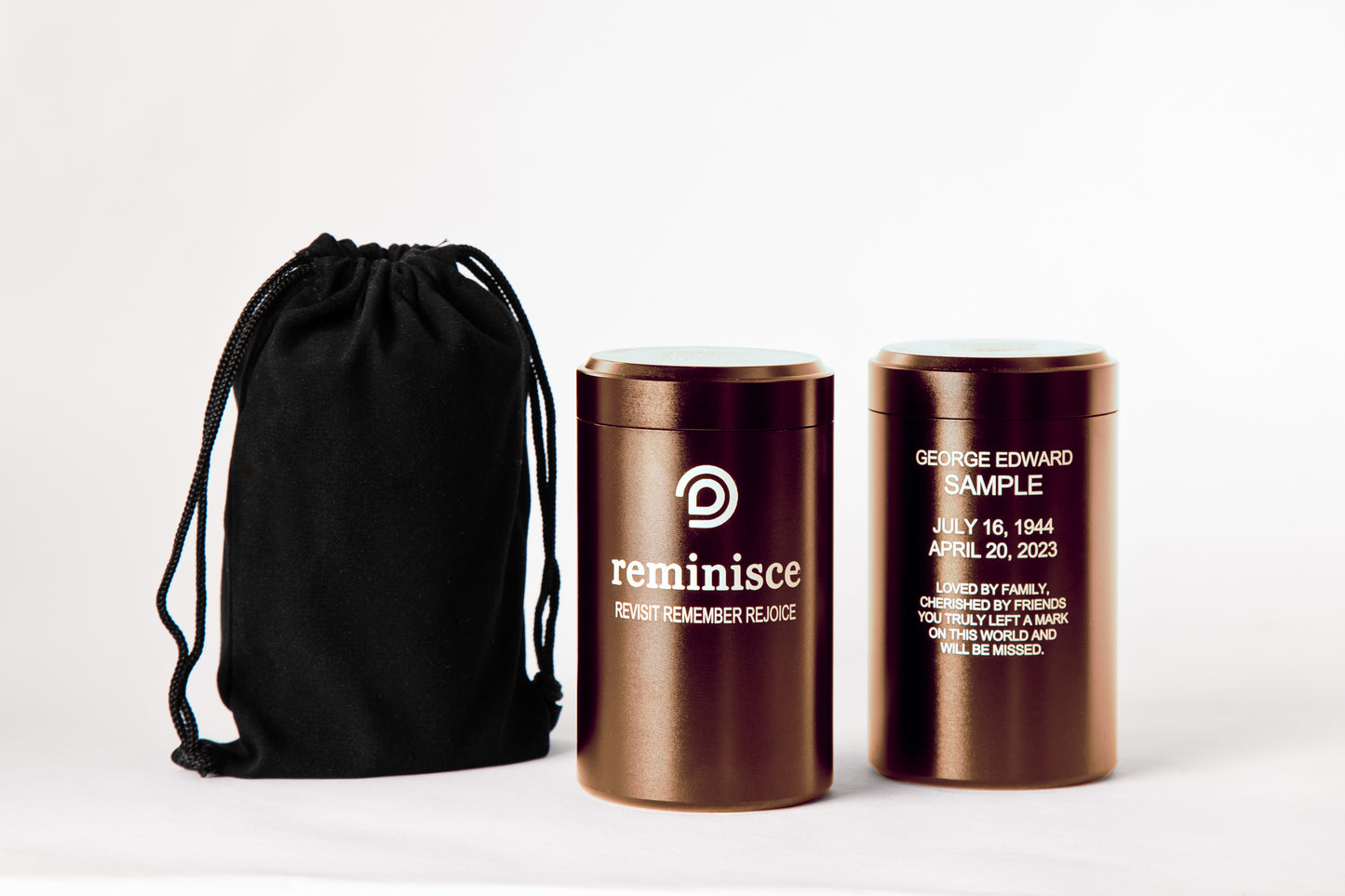 4 mini urns - Bronze