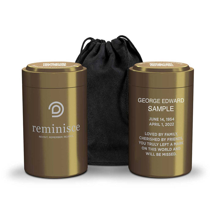 4 mini urns - Bronze